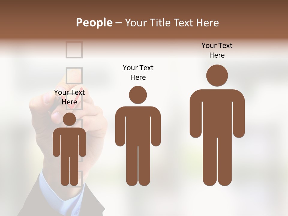 Exam Option Vote PowerPoint Template