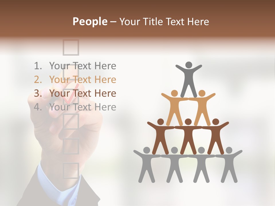 Exam Option Vote PowerPoint Template