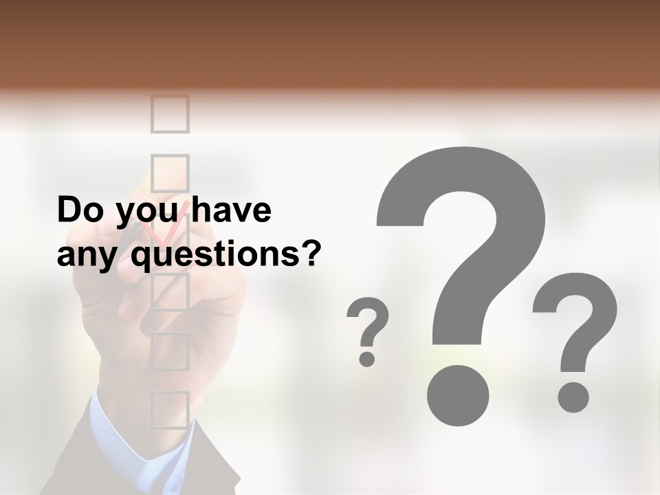 Exam Option Vote PowerPoint Template