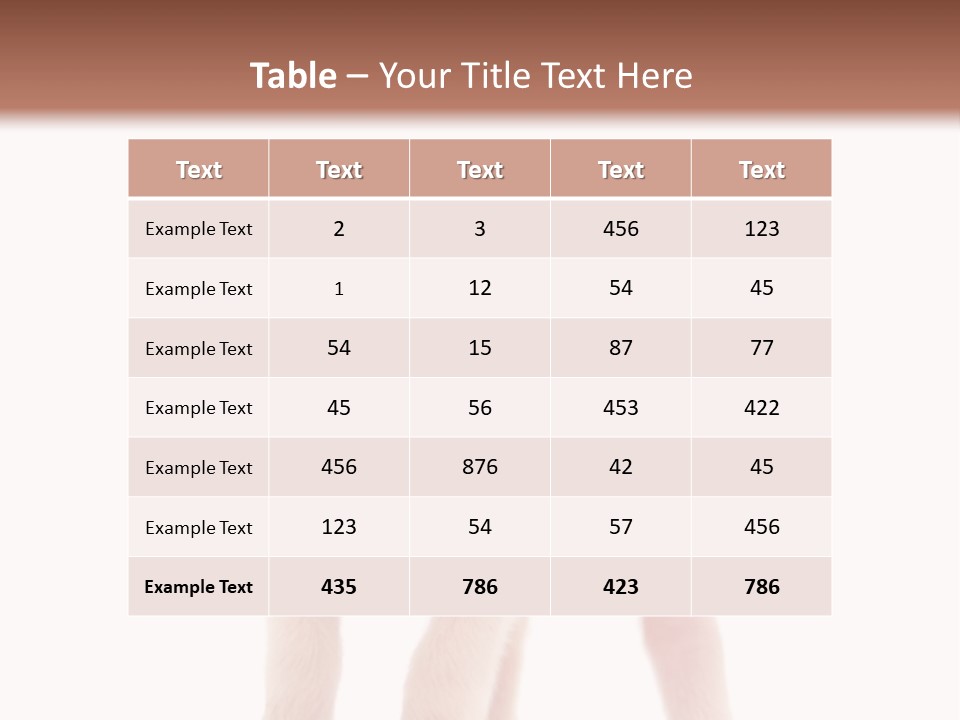 Pork Pink Standing PowerPoint Template