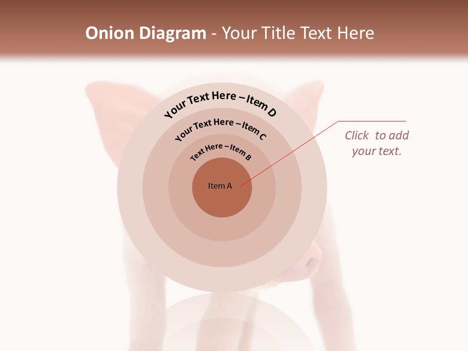 Pork Pink Standing PowerPoint Template