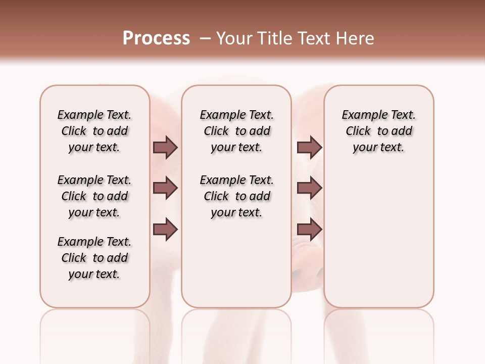 Pork Pink Standing PowerPoint Template