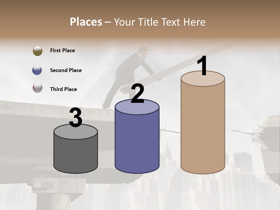 Outdoor Cross Problem PowerPoint Template