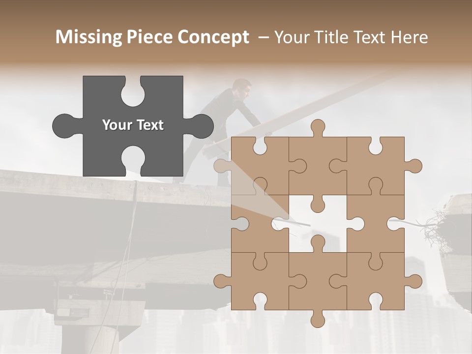 Outdoor Cross Problem PowerPoint Template