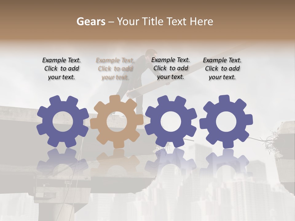 Outdoor Cross Problem PowerPoint Template