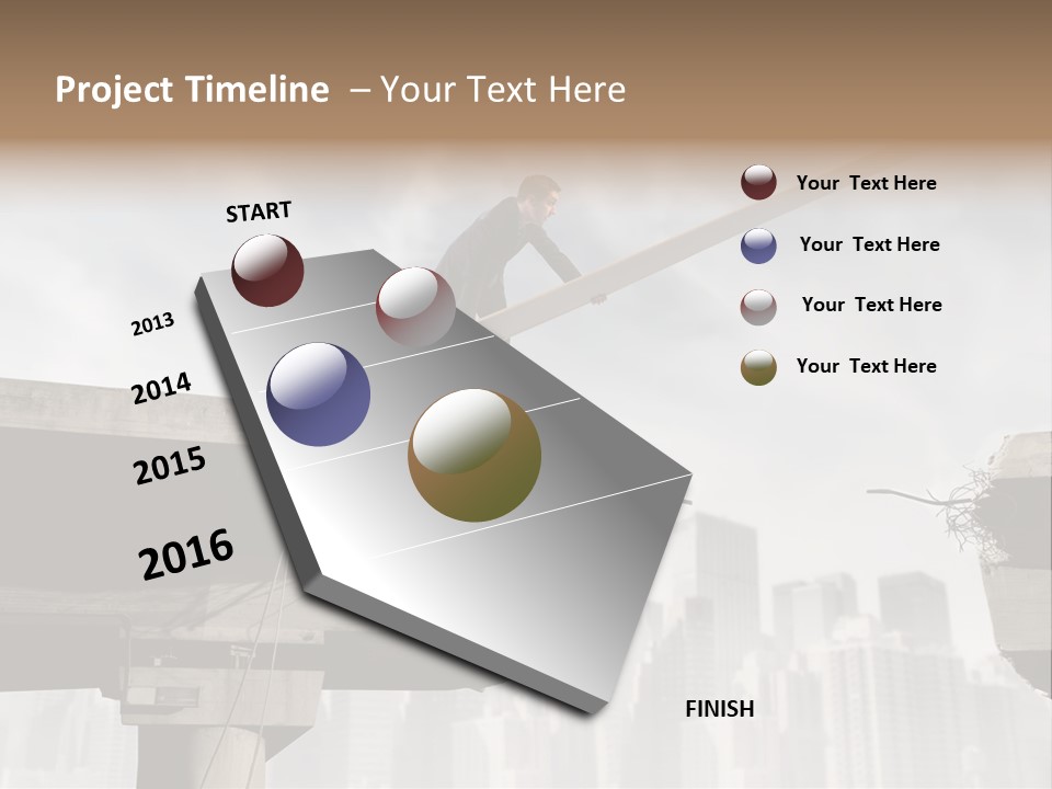 Outdoor Cross Problem PowerPoint Template