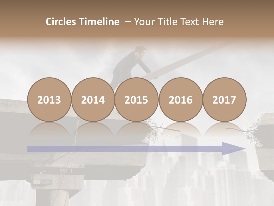 Outdoor Cross Problem PowerPoint Template