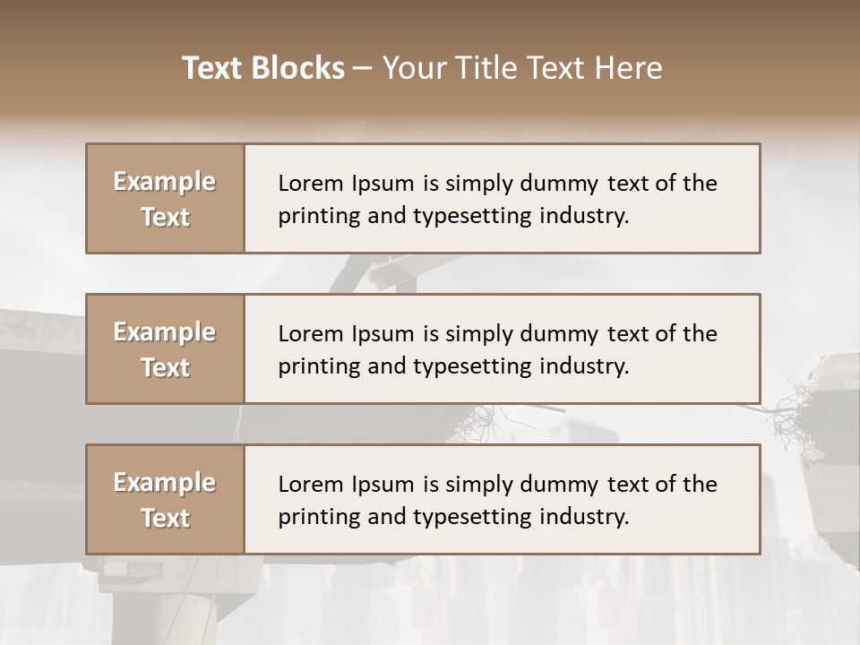 Outdoor Cross Problem PowerPoint Template