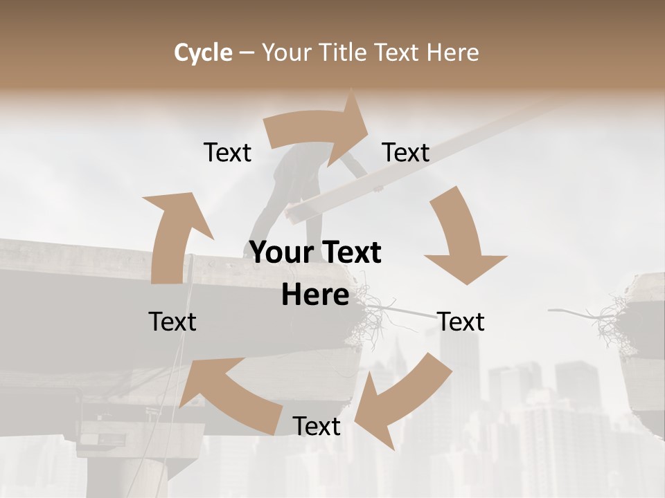 Outdoor Cross Problem PowerPoint Template