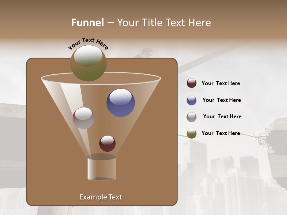 Outdoor Cross Problem PowerPoint Template
