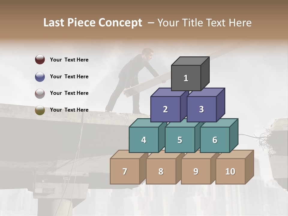 Outdoor Cross Problem PowerPoint Template