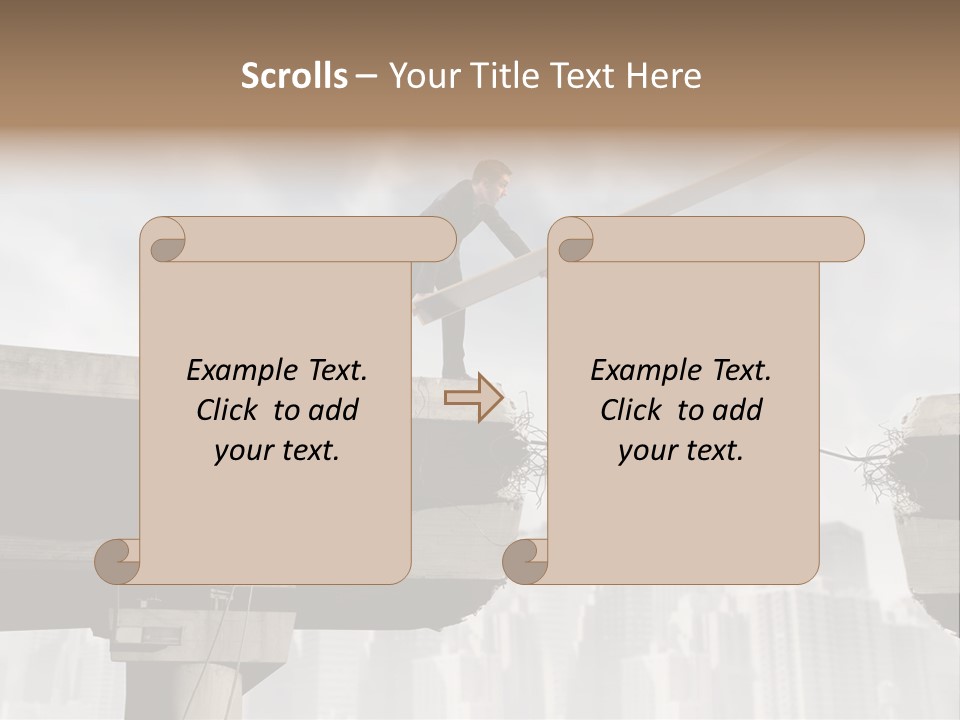 Outdoor Cross Problem PowerPoint Template
