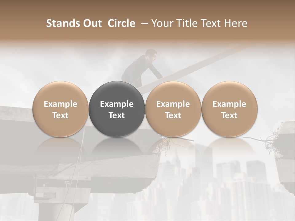 Outdoor Cross Problem PowerPoint Template
