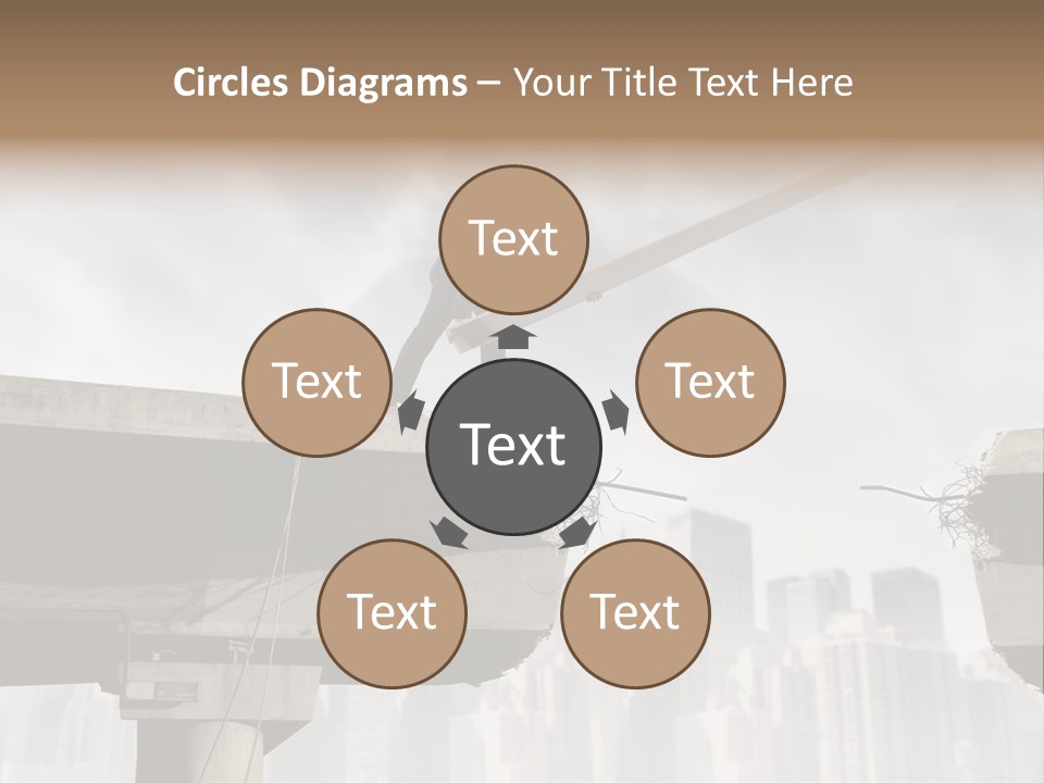 Outdoor Cross Problem PowerPoint Template