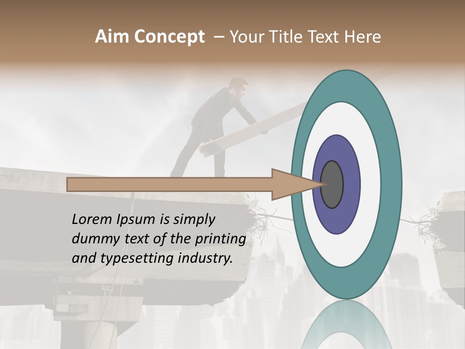 Outdoor Cross Problem PowerPoint Template