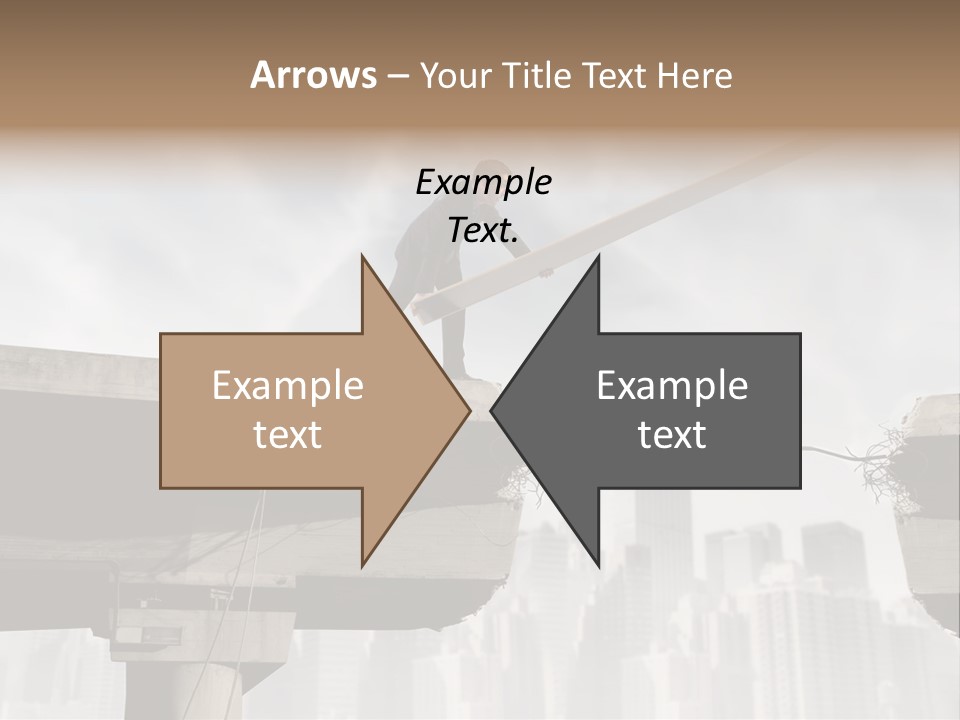 Outdoor Cross Problem PowerPoint Template