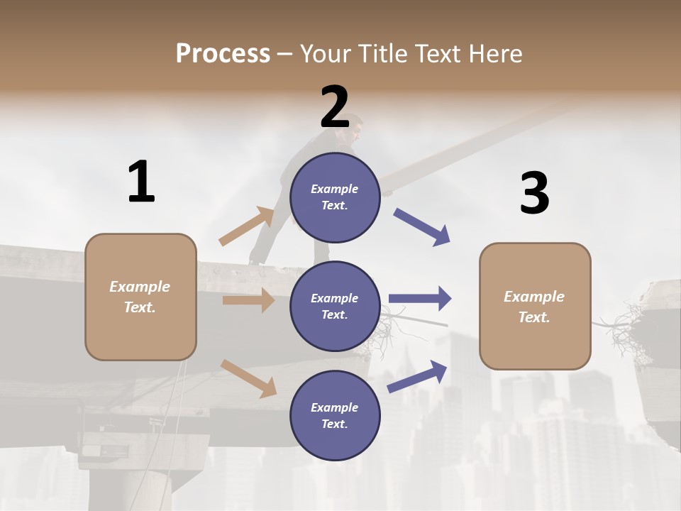 Outdoor Cross Problem PowerPoint Template