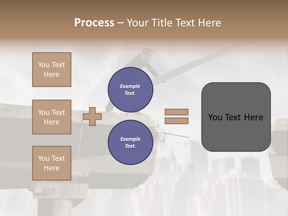 Outdoor Cross Problem PowerPoint Template