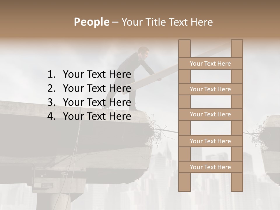Outdoor Cross Problem PowerPoint Template