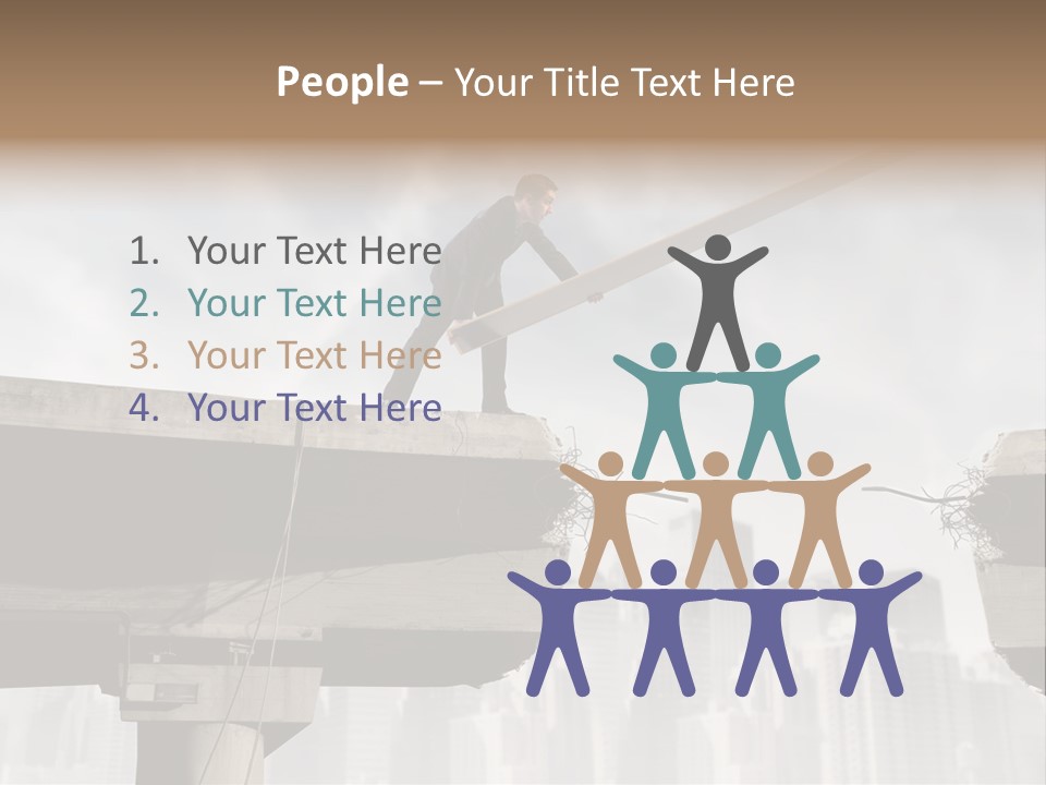 Outdoor Cross Problem PowerPoint Template