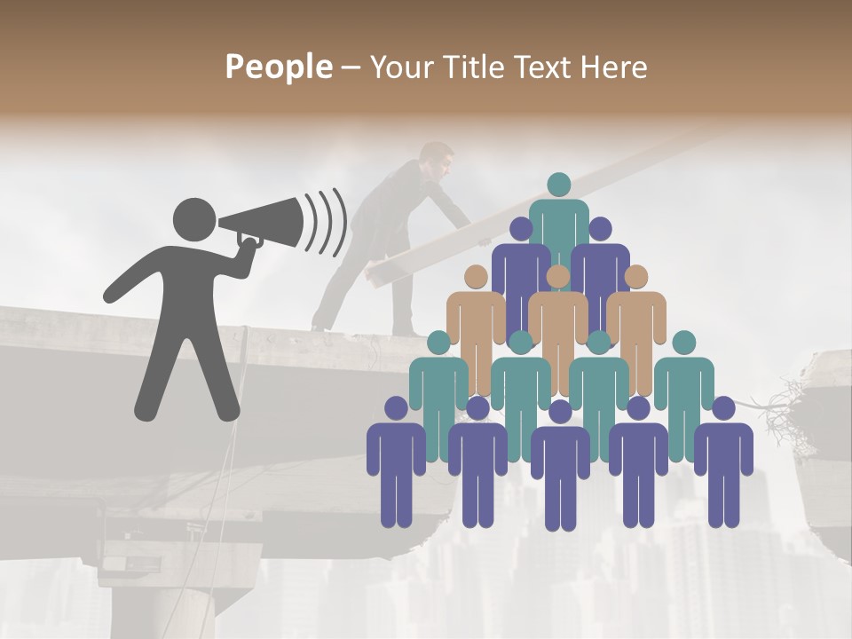 Outdoor Cross Problem PowerPoint Template