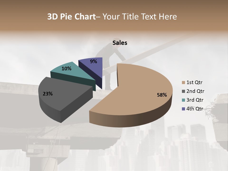 Outdoor Cross Problem PowerPoint Template