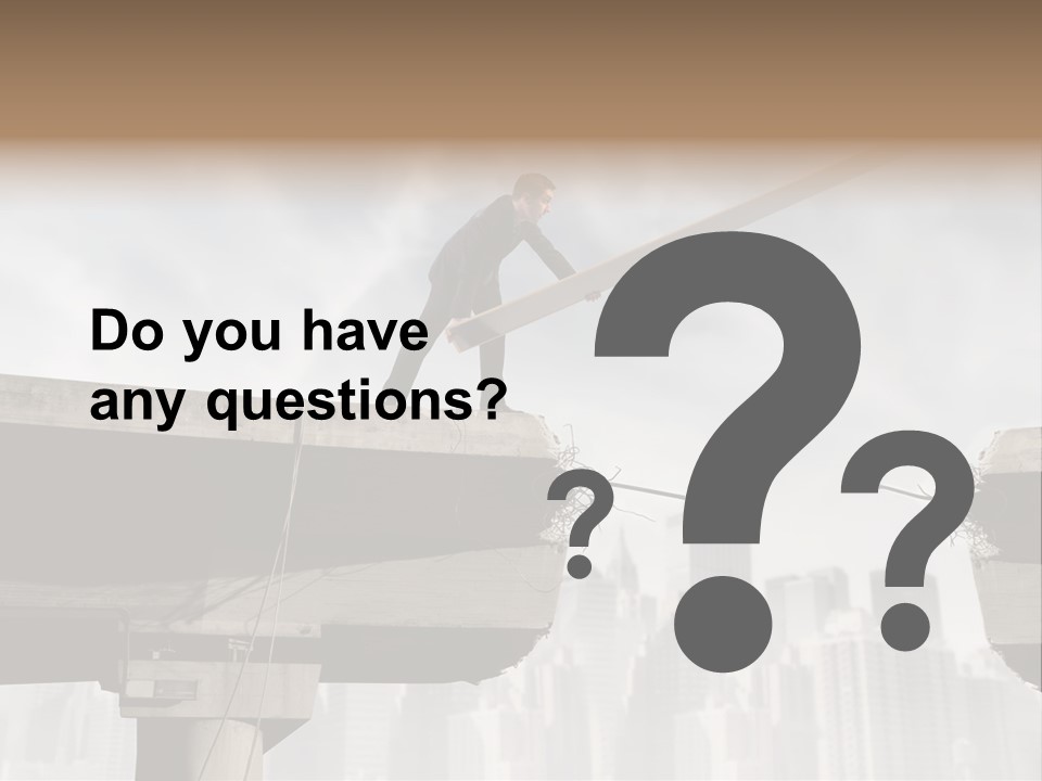 Outdoor Cross Problem PowerPoint Template