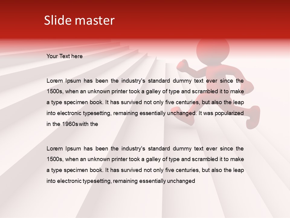 Trust Ladder Back PowerPoint Template