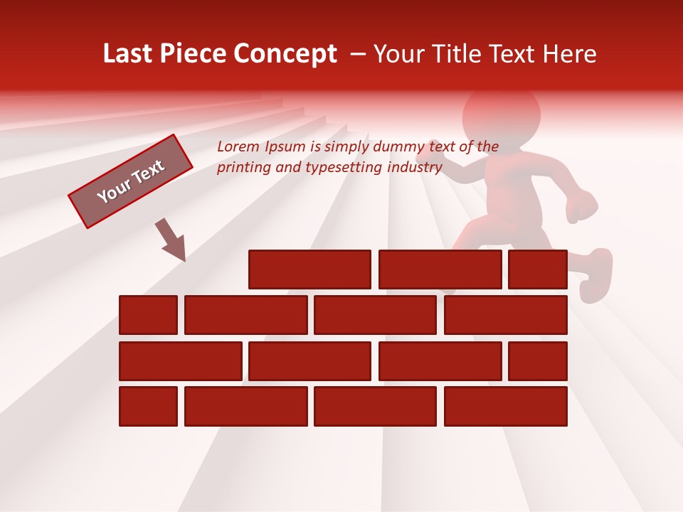 Trust Ladder Back PowerPoint Template