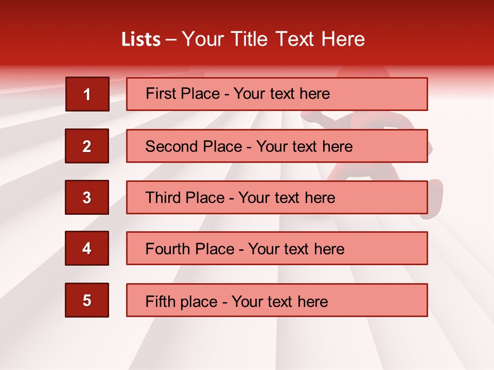 Trust Ladder Back PowerPoint Template
