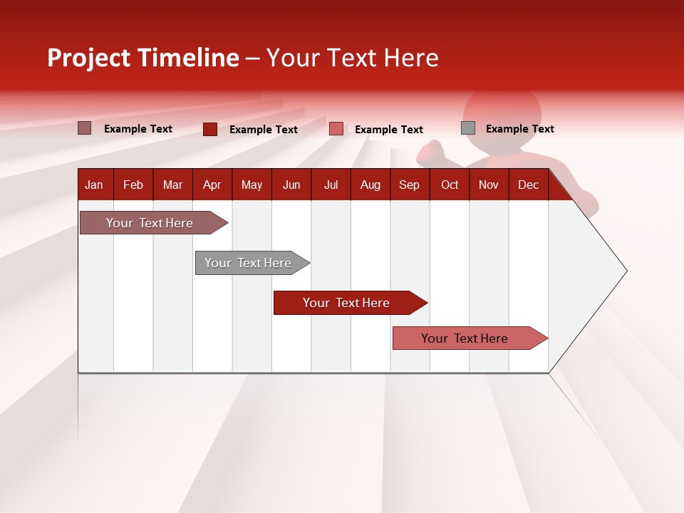 Trust Ladder Back PowerPoint Template