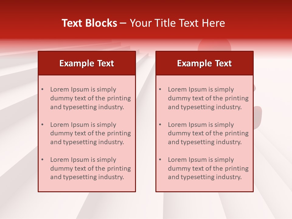 Trust Ladder Back PowerPoint Template