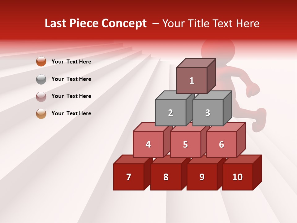 Trust Ladder Back PowerPoint Template