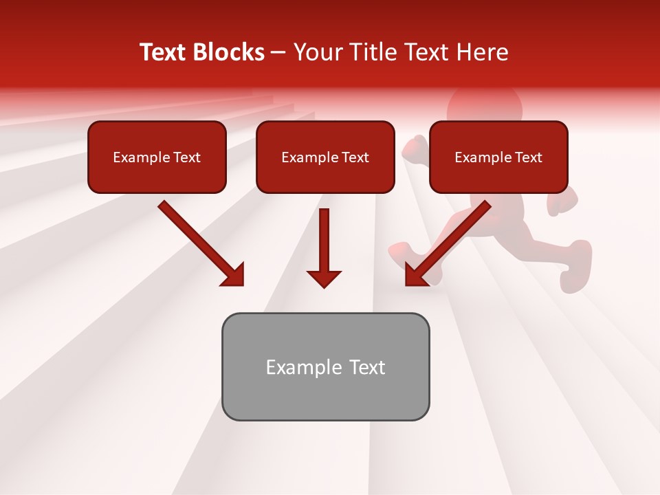 Trust Ladder Back PowerPoint Template