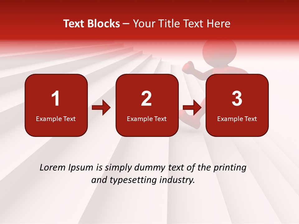 Trust Ladder Back PowerPoint Template