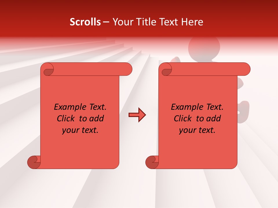 Trust Ladder Back PowerPoint Template