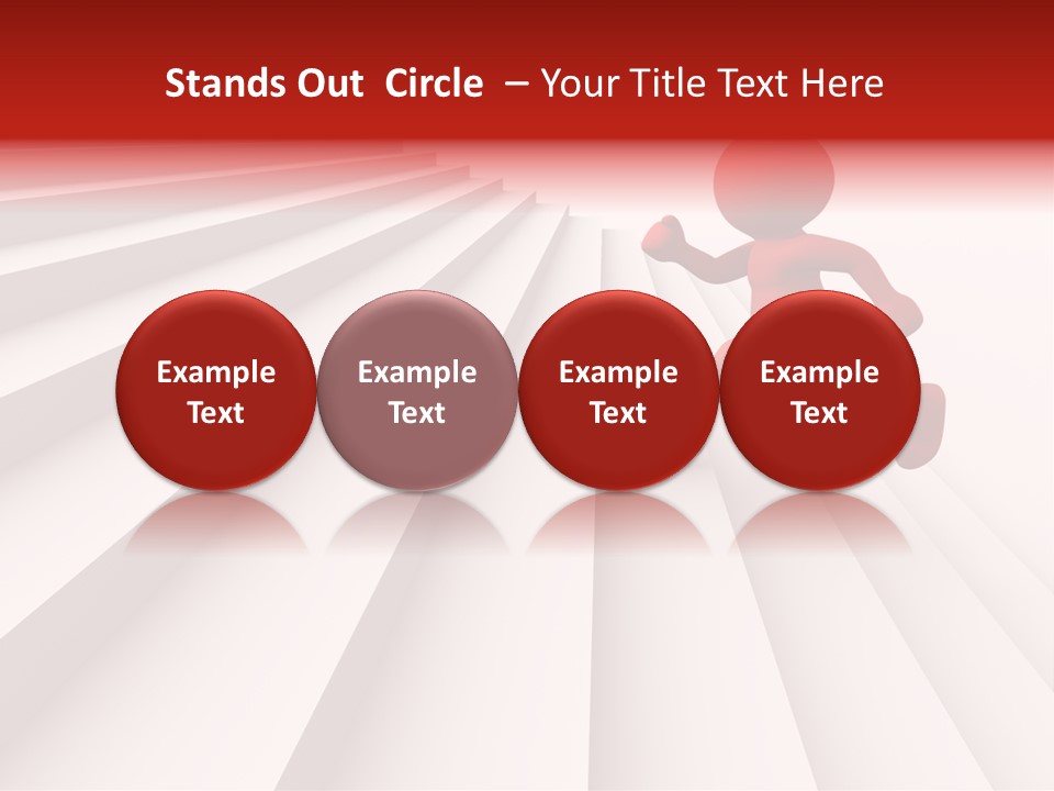 Trust Ladder Back PowerPoint Template