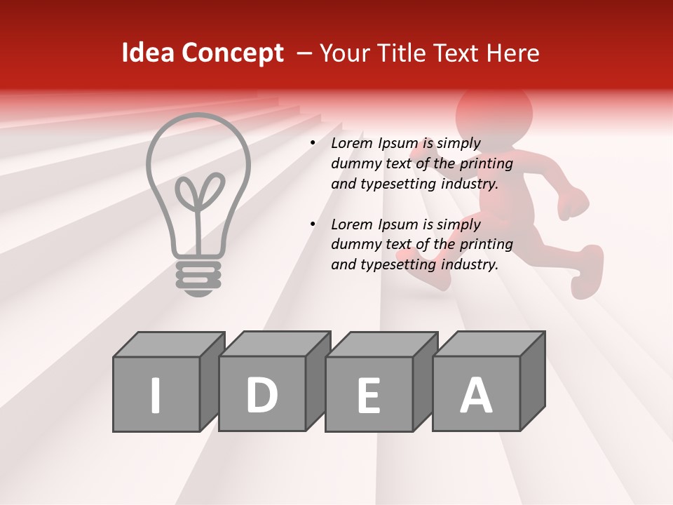 Trust Ladder Back PowerPoint Template