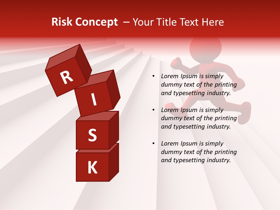 Trust Ladder Back PowerPoint Template