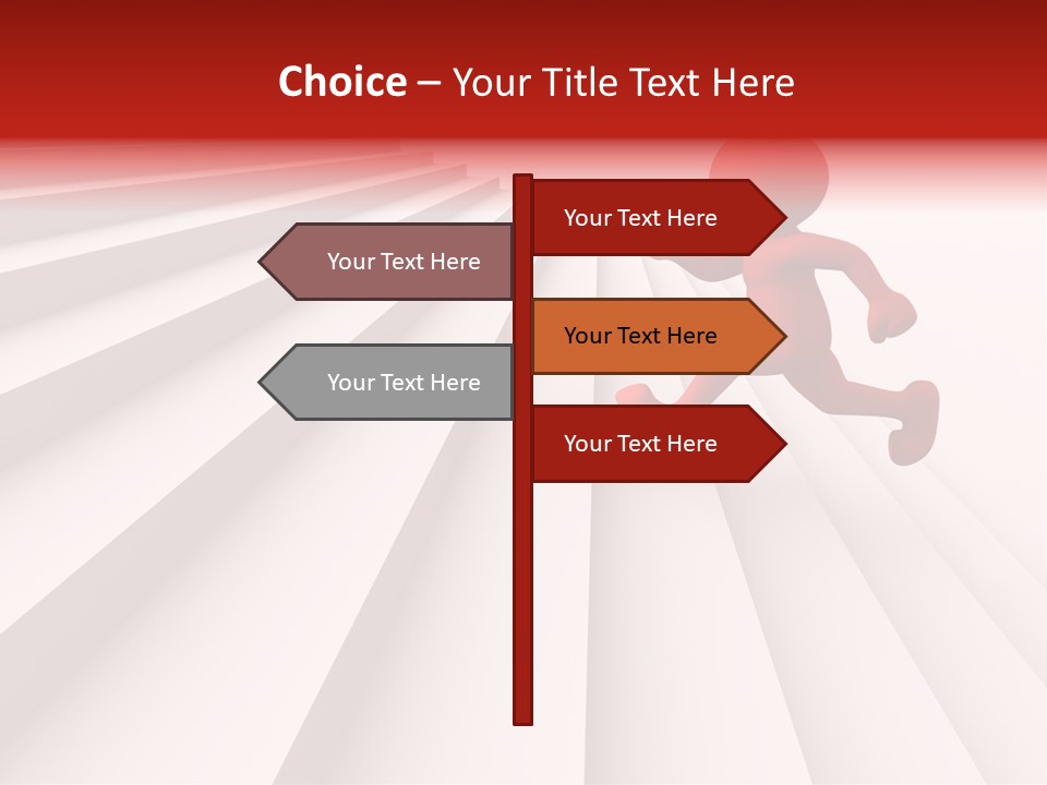 Trust Ladder Back PowerPoint Template