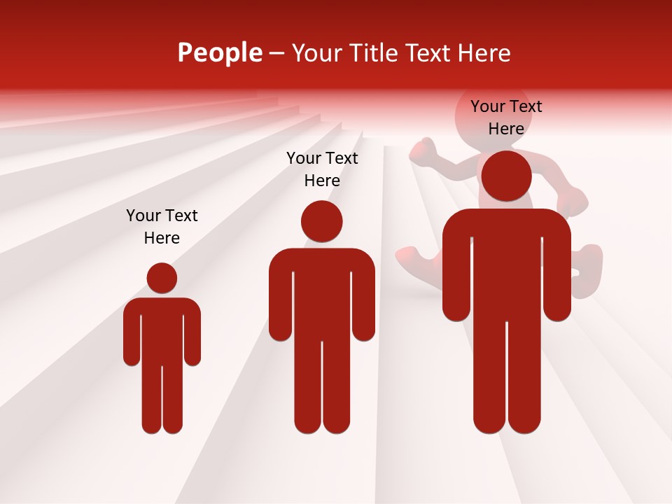 Trust Ladder Back PowerPoint Template