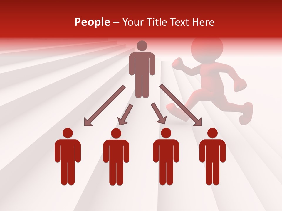 Trust Ladder Back PowerPoint Template