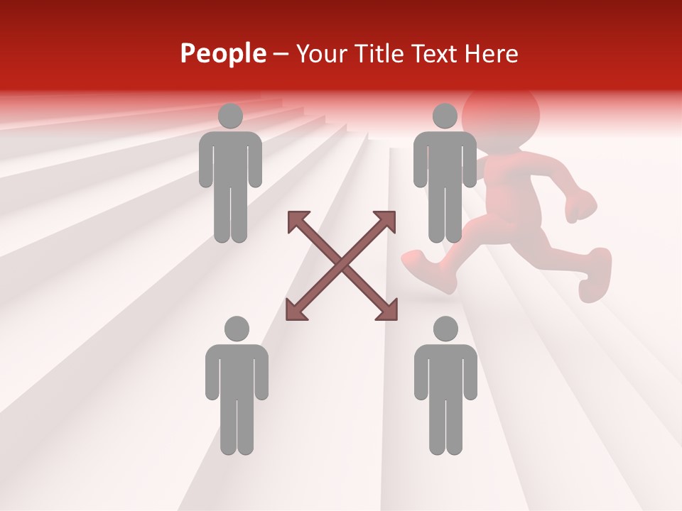 Trust Ladder Back PowerPoint Template