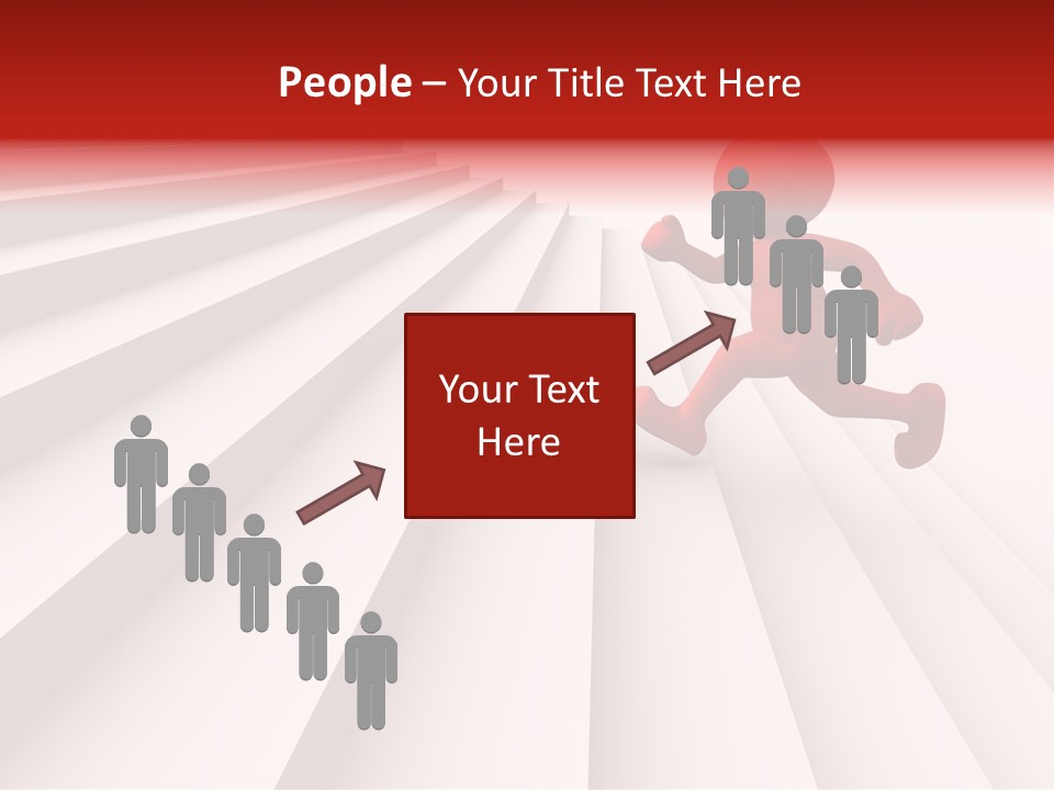 Trust Ladder Back PowerPoint Template