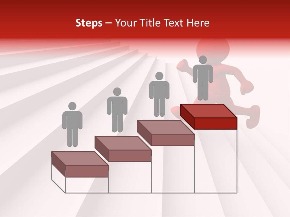 Trust Ladder Back PowerPoint Template
