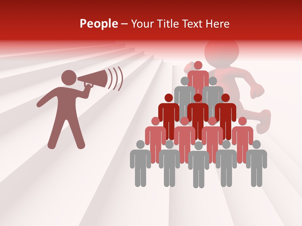 Trust Ladder Back PowerPoint Template