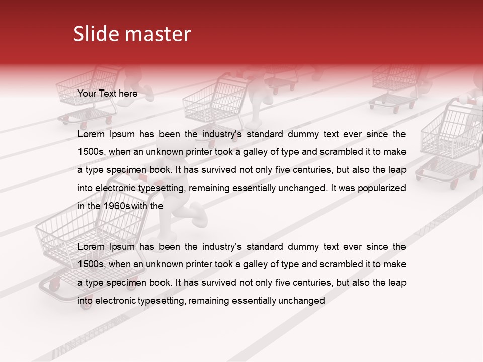 Abstract Render Woman PowerPoint Template
