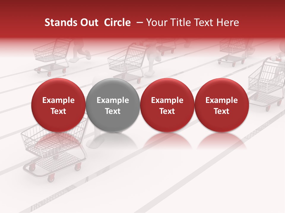 Abstract Render Woman PowerPoint Template