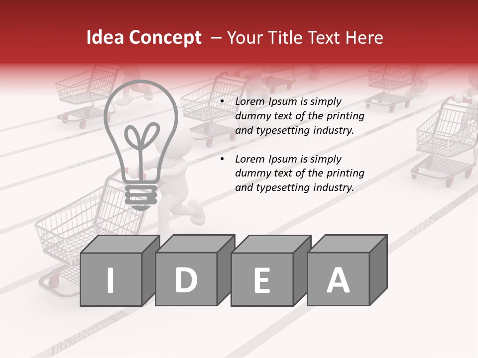 Abstract Render Woman PowerPoint Template
