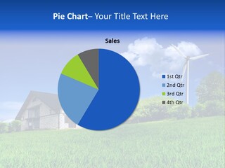 Ecological House Turbine PowerPoint Template